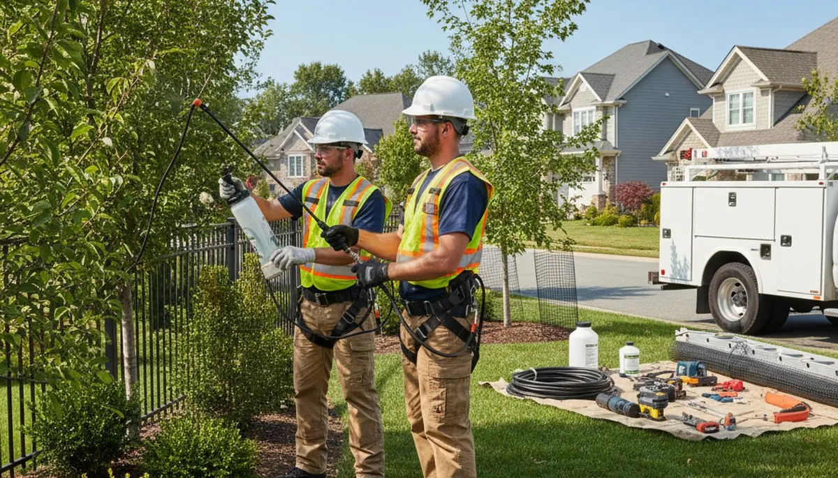 Deer deterrent service protecting trees, shrubs, and gardens in Cincinnati, OH