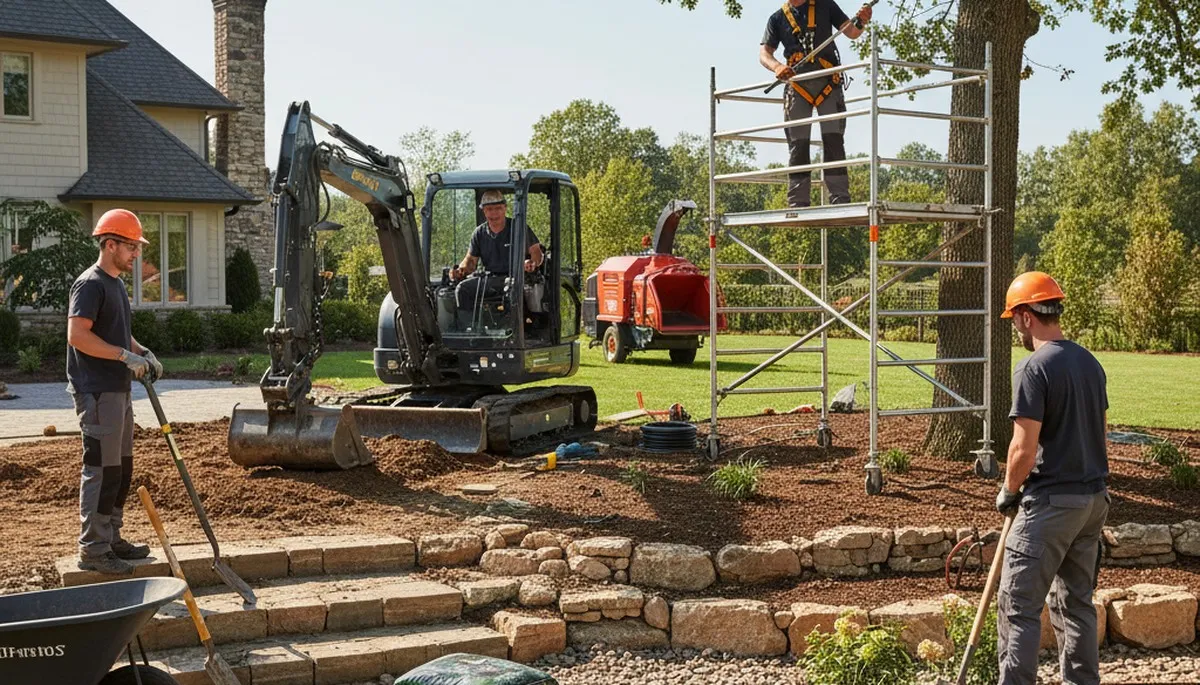 Cincinnati, OH tree service crew providing professional tree removal and landscaping care