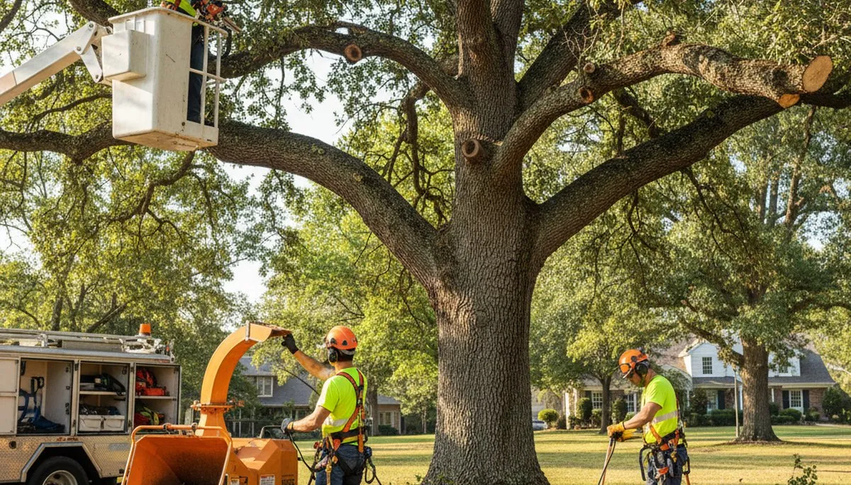Cincinnati, OH arborist treating tree disease on a property for healthier trees