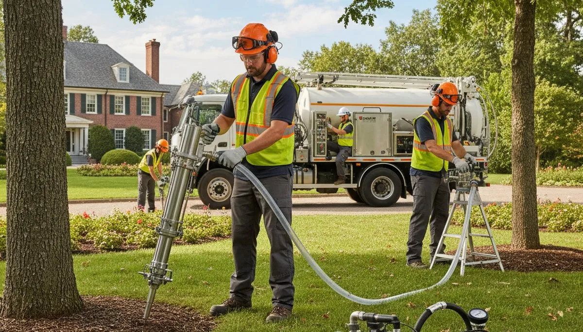 Tree fertilization service in Cincinnati, OH by Arbor Tree Care to strengthen and nourish trees